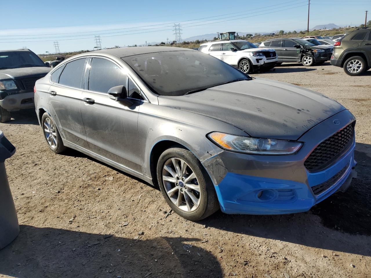 VIN 3FA6P0HD0ER293098 2014 FORD FUSION no.4