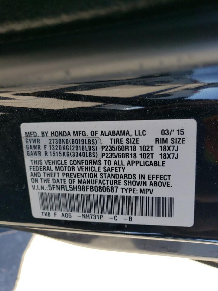 2015 Honda Odyssey - Image 15
