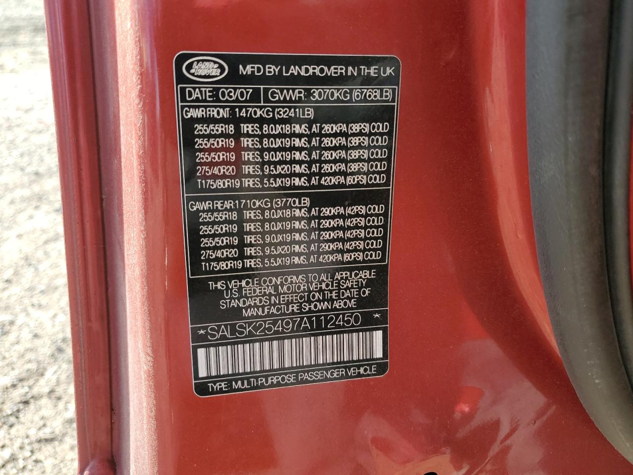 2007 Land Rover Range Rover - Image 15