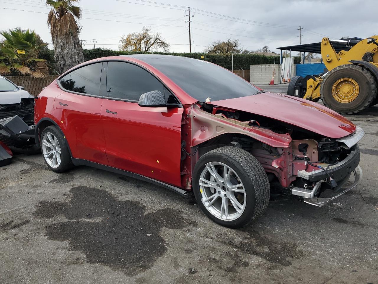 VIN 5YJYGDEE5MF071941 2021 TESLA MODEL Y no.4