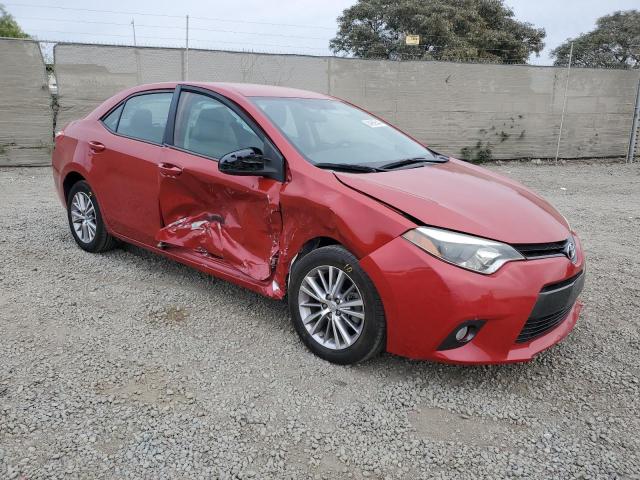  TOYOTA COROLLA 2015 Czerwony