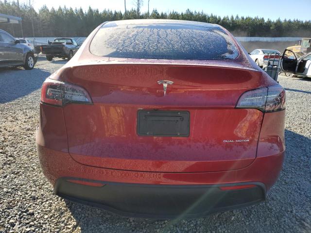  TESLA MODEL Y 2024 Красный