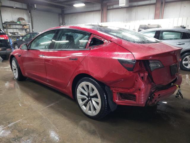  TESLA MODEL 3 2022 Czerwony