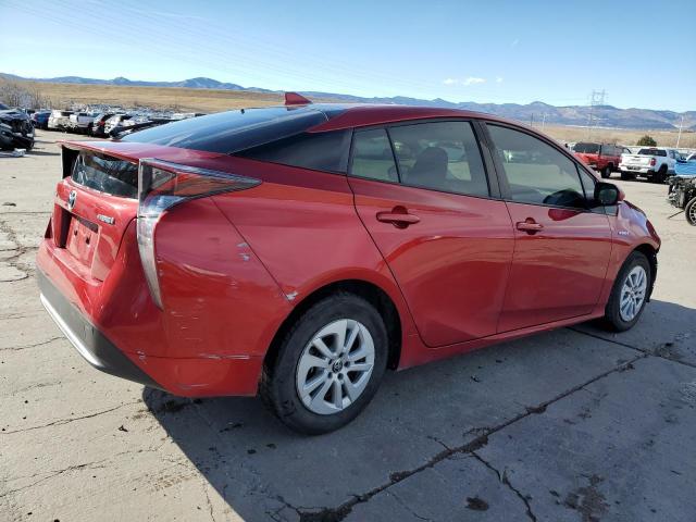  TOYOTA PRIUS 2016 Czerwony