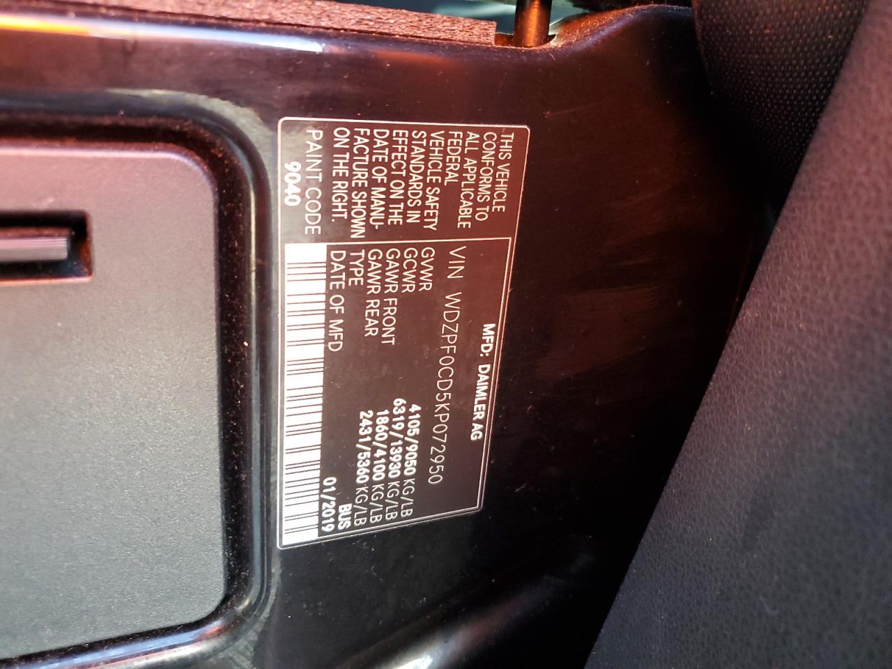 2019 Mercedes-Benz Sprinter - Image 14