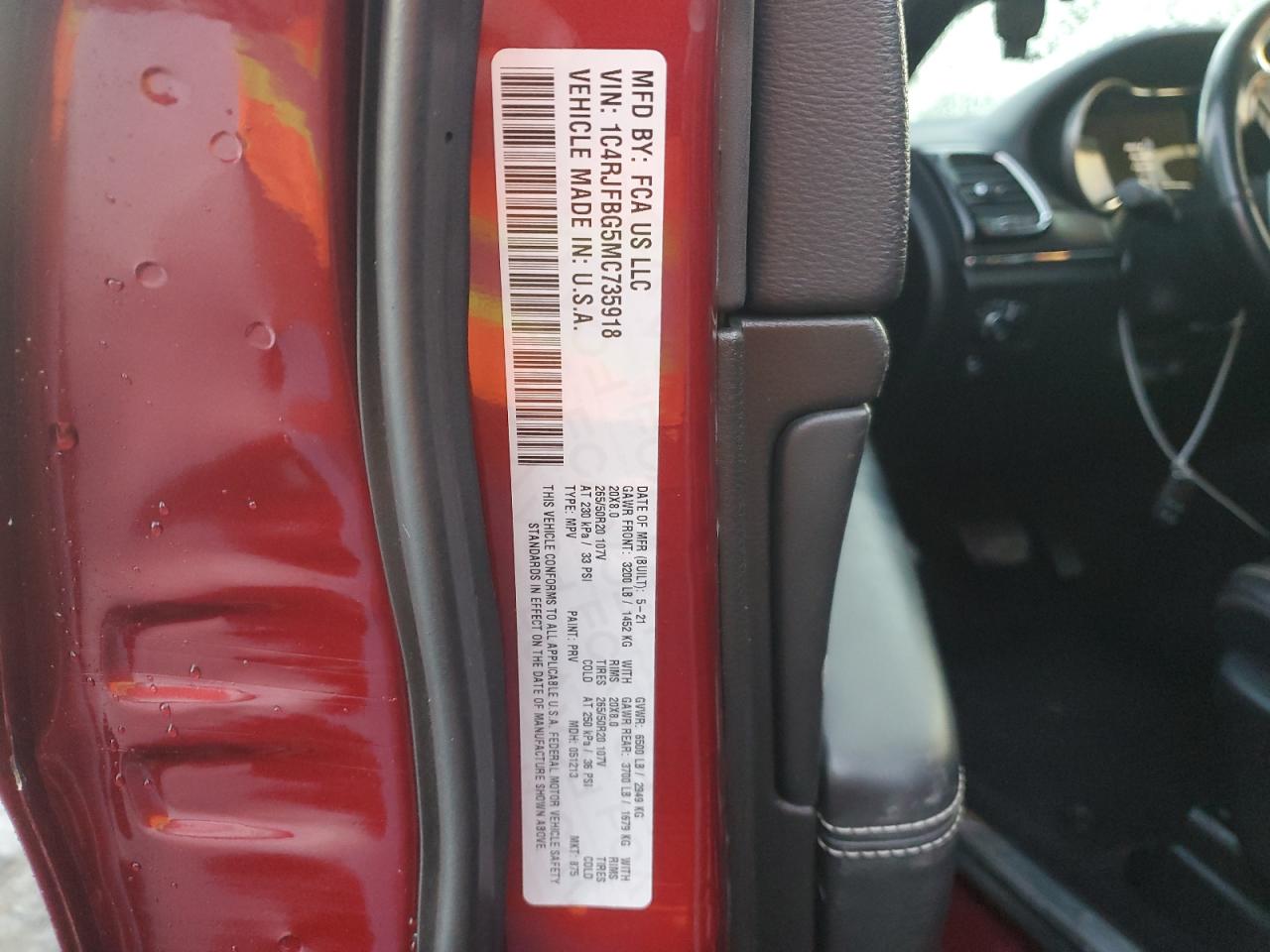 2021 Jeep Grand Cherokee - Image 13