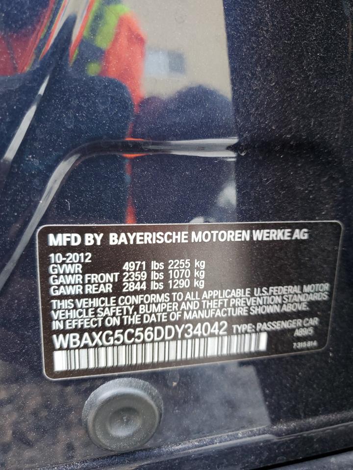 VIN WBAXG5C56DDY34042 2013 BMW 5 SERIES no.13