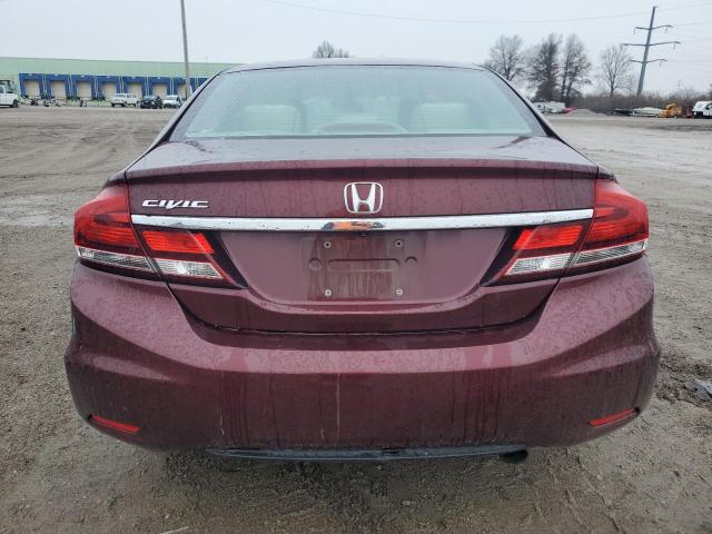  HONDA CIVIC 2013 Бордовый