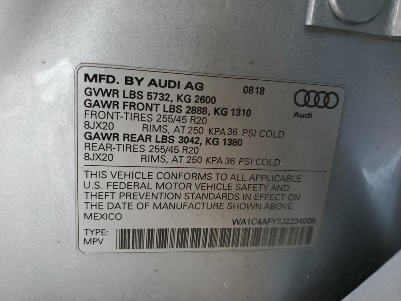 2018 Audi SQ5 - Image 13