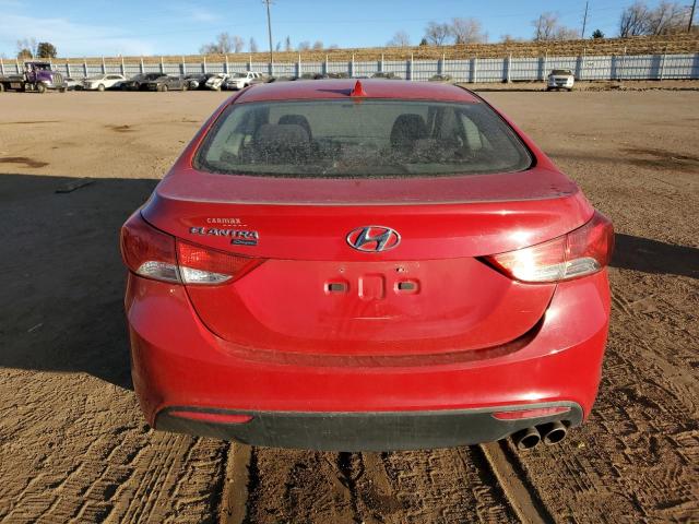  HYUNDAI ELANTRA 2013 Красный
