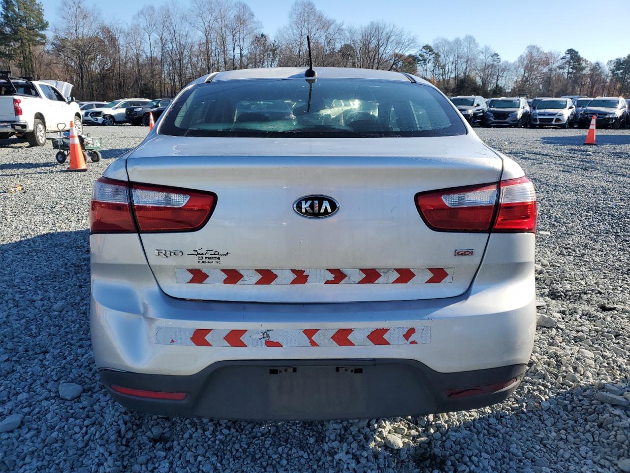 VIN KNADM4A34E6363277 2014 KIA RIO no.6