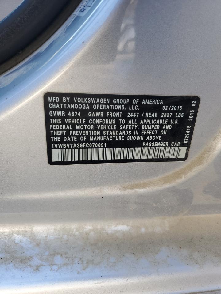 2015 Volkswagen Passat - Image 12