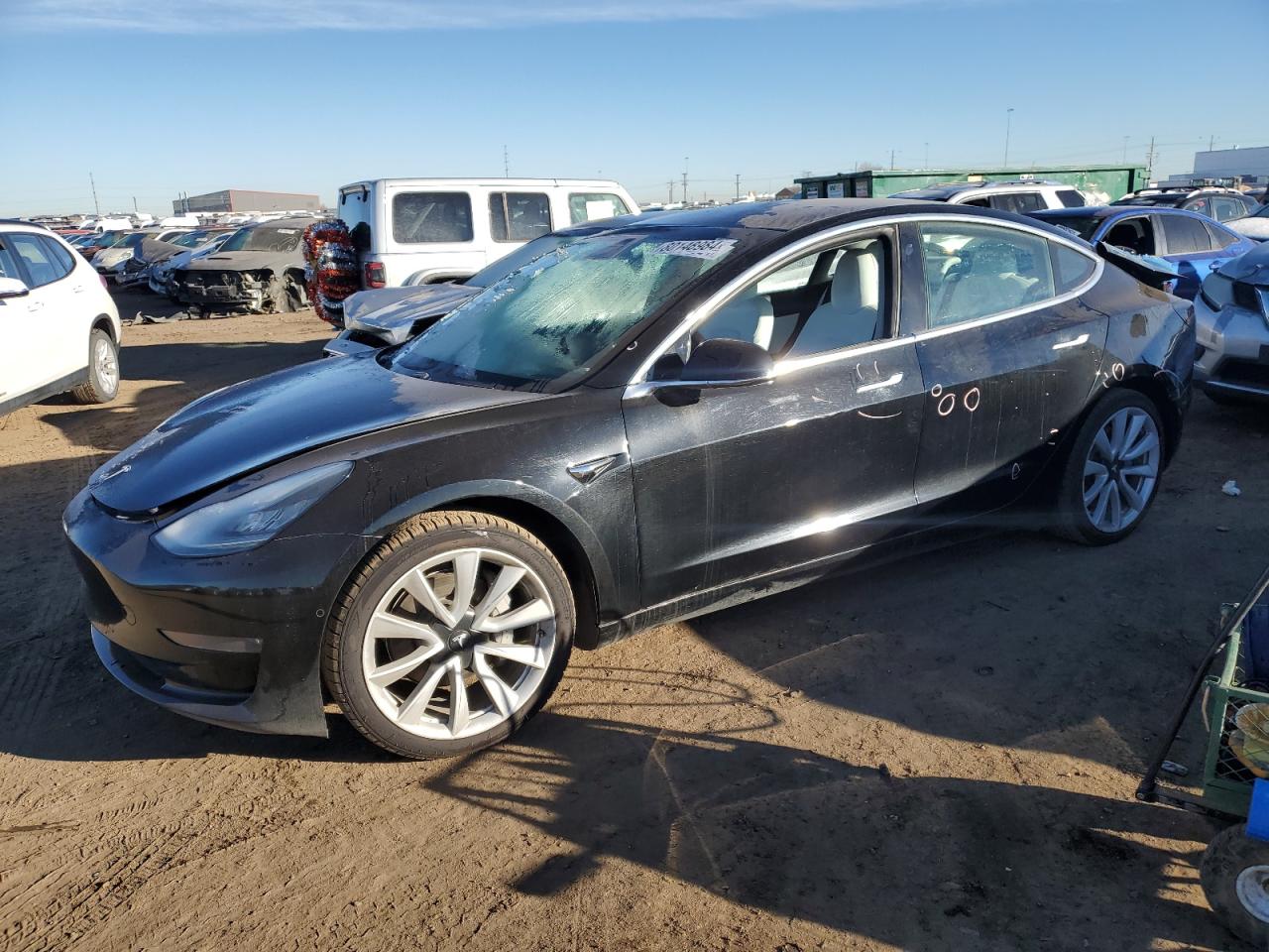 VIN 5YJ3E1EB2KF195683 2019 TESLA MODEL 3 no.1