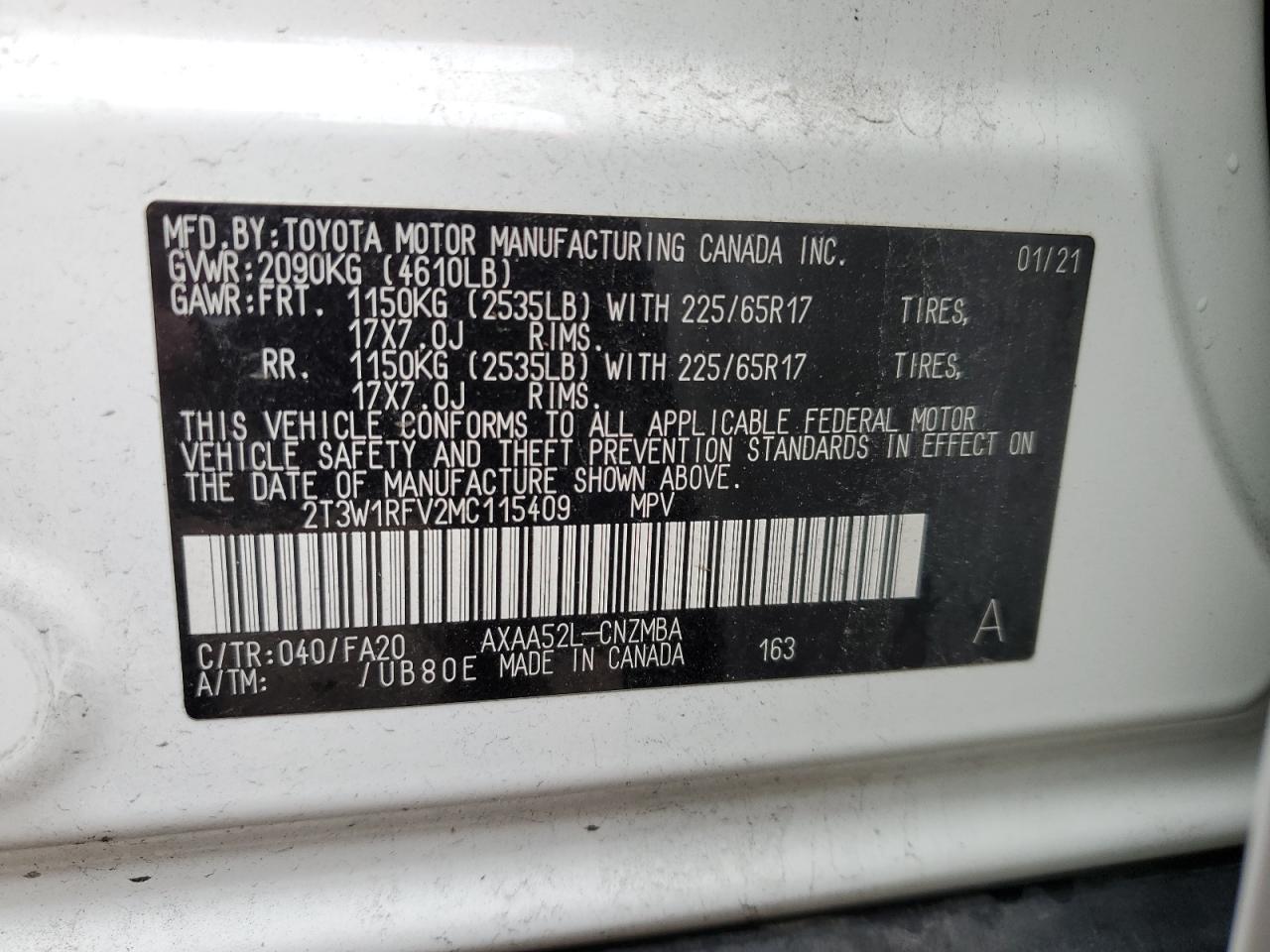 2021 Toyota RAV 4 - Image 13