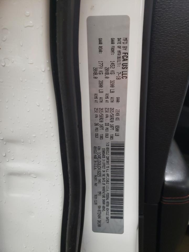 2018 Dodge Durango Gt VIN: 1C4RDJDG8JC416225 Lot: 85220554