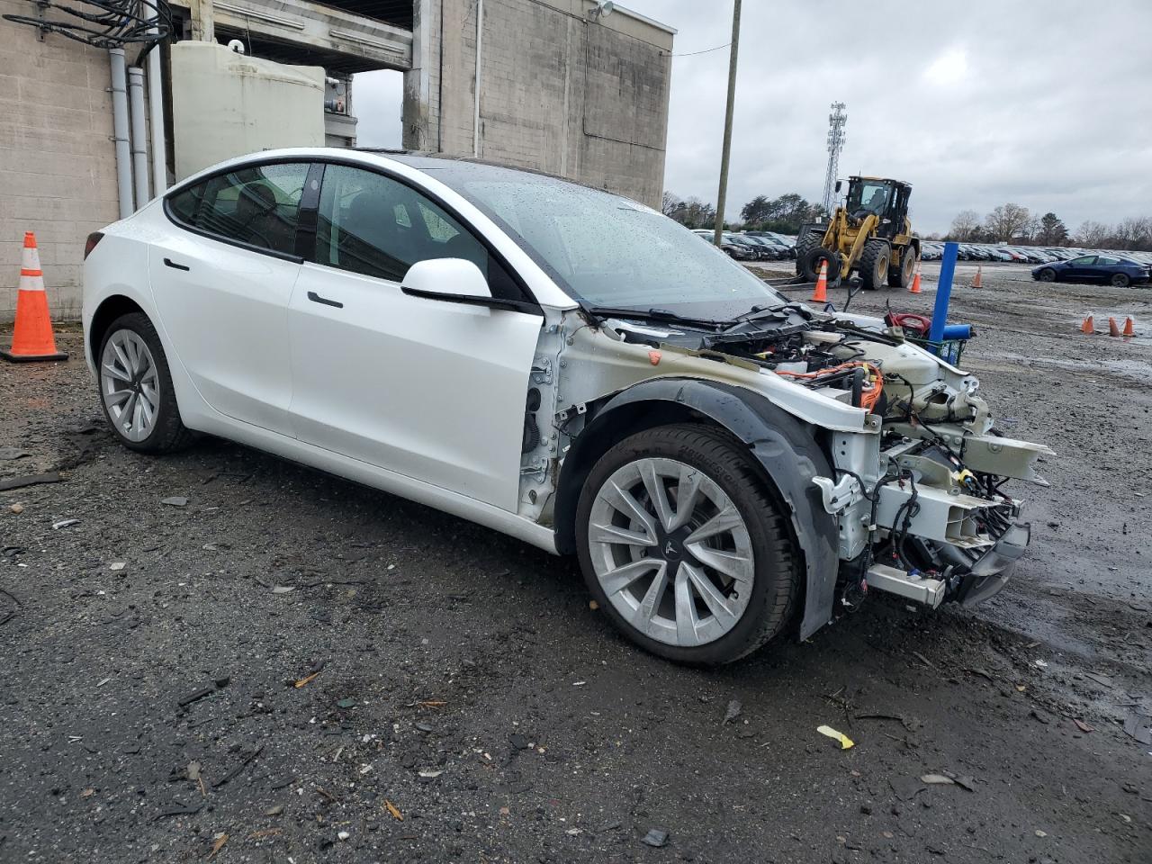 VIN 5YJ3E1EB2MF013208 2021 TESLA MODEL 3 no.4