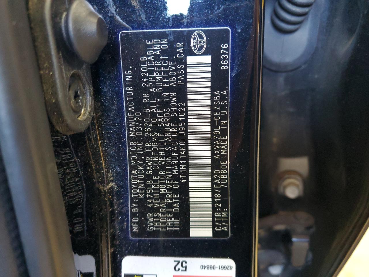 2020 Toyota Camry - Image 14