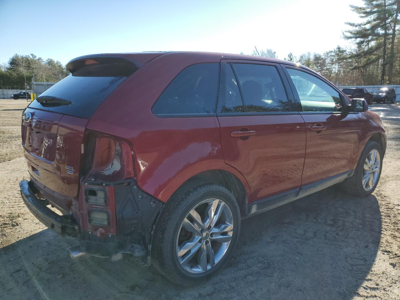 VIN 2FMDK4JC1EBB27126 2014 FORD EDGE no.3