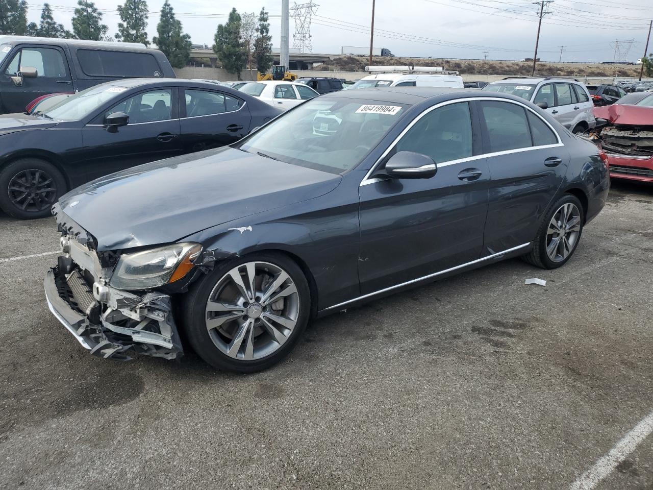 VIN 55SWF4JB1FU091644 2015 MERCEDES-BENZ C-CLASS no.1