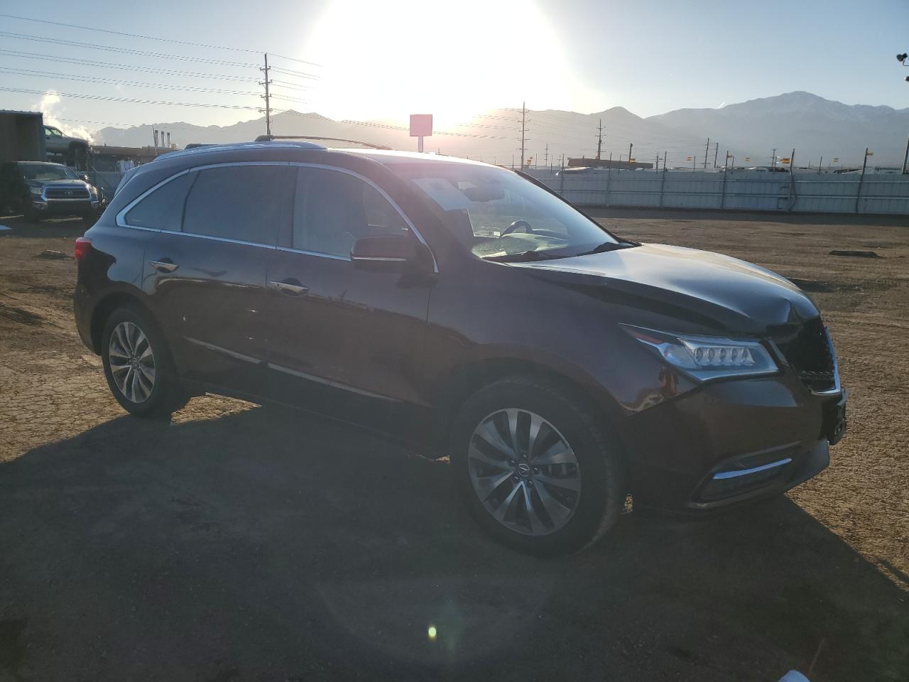 VIN 5FRYD4H43EB007859 2014 ACURA MDX no.4