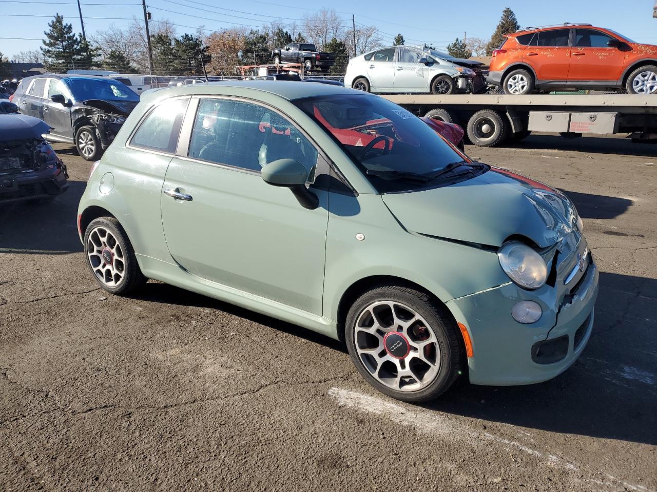 2012 Fiat 500 Sport VIN: 3C3CFFBR9CT105870 Lot: 83412014