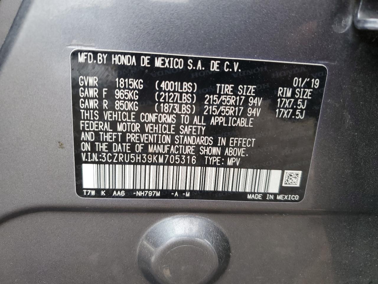 2019 Honda HR-V - Image 15
