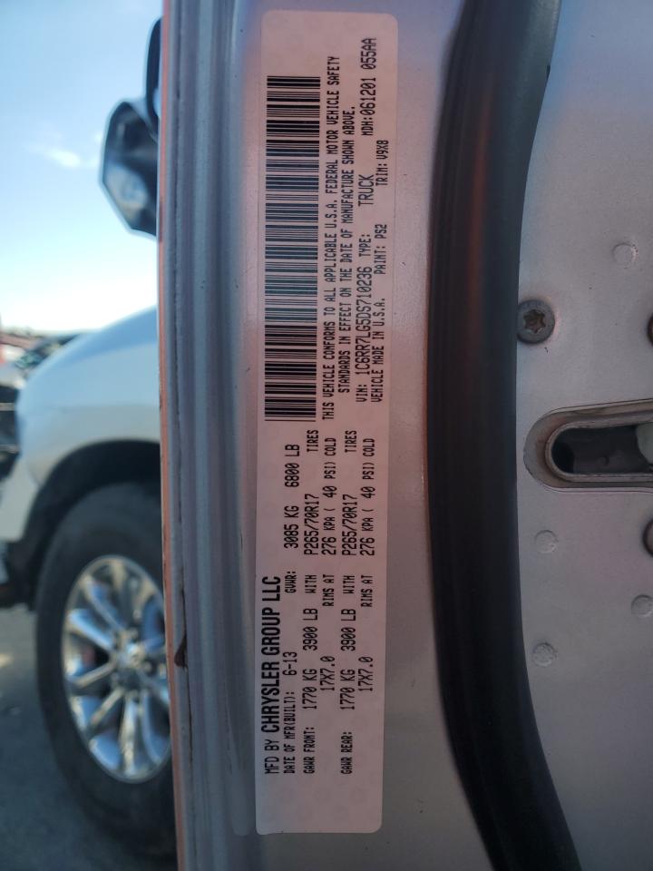 2013 Ram 1500 Slt VIN: 1C6RR7LG5DS710236 Lot: 81924654