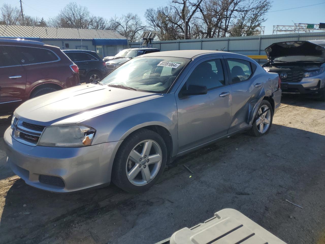 VIN 1C3CDZAB9DN662517 2013 DODGE AVENGER no.1