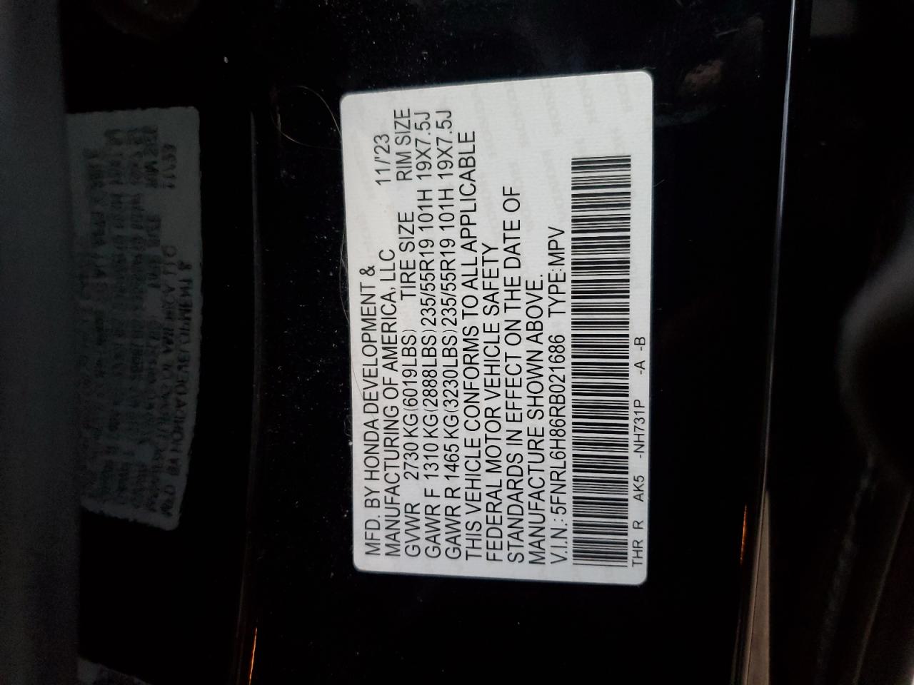 2024 Honda Odyssey - Image 13