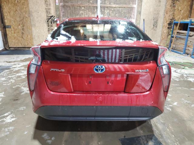  TOYOTA PRIUS 2017 Czerwony