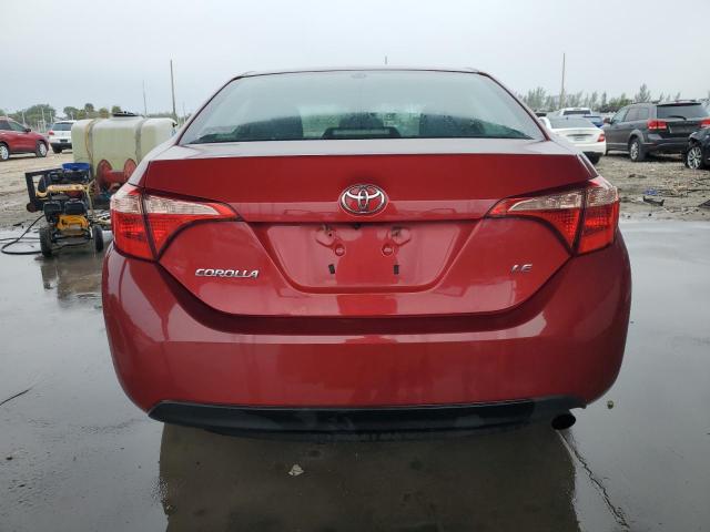  TOYOTA COROLLA 2017 Red