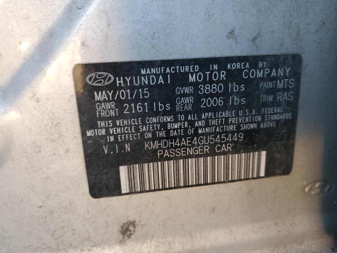 2016 Hyundai Elantra - Image 12