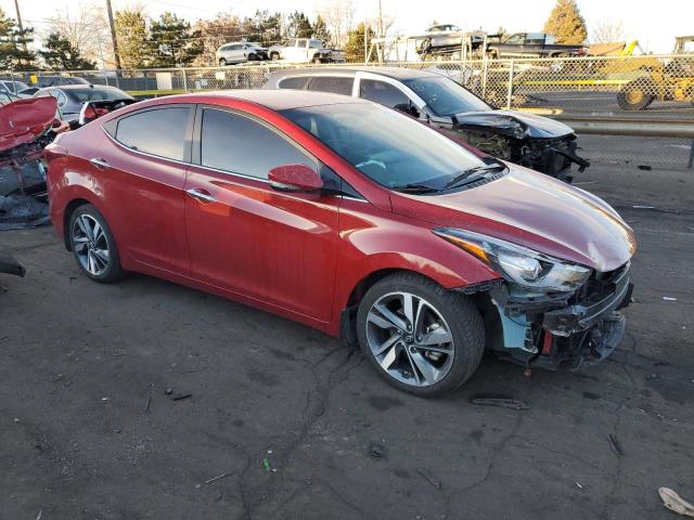  HYUNDAI ELANTRA 2016 Red