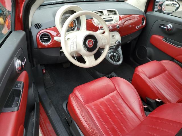 Кабриолеты FIAT 500 2013 Красный