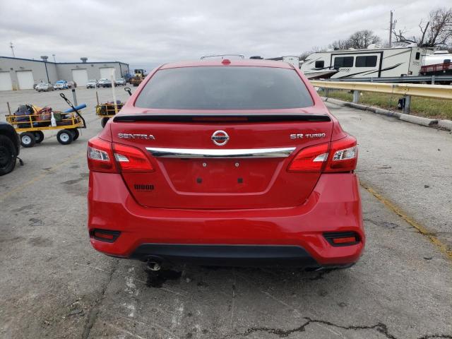  NISSAN SENTRA 2017 Czerwony