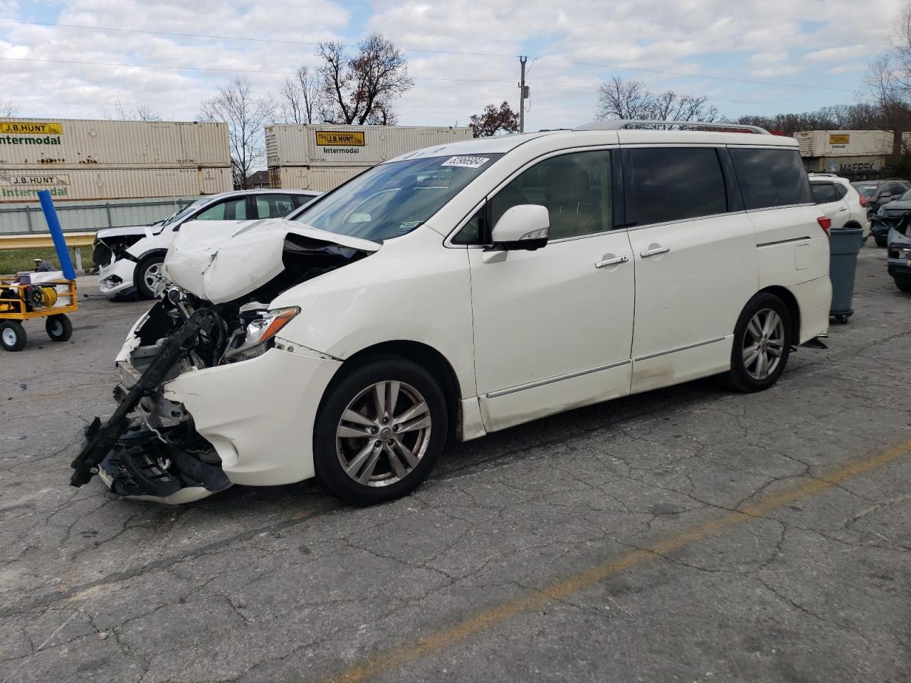 2014 Nissan Quest S იყიდება Bridgeton-ში, MO - Front End