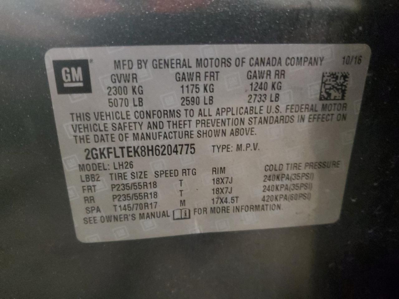 2017 GMC Terrain - Image 16