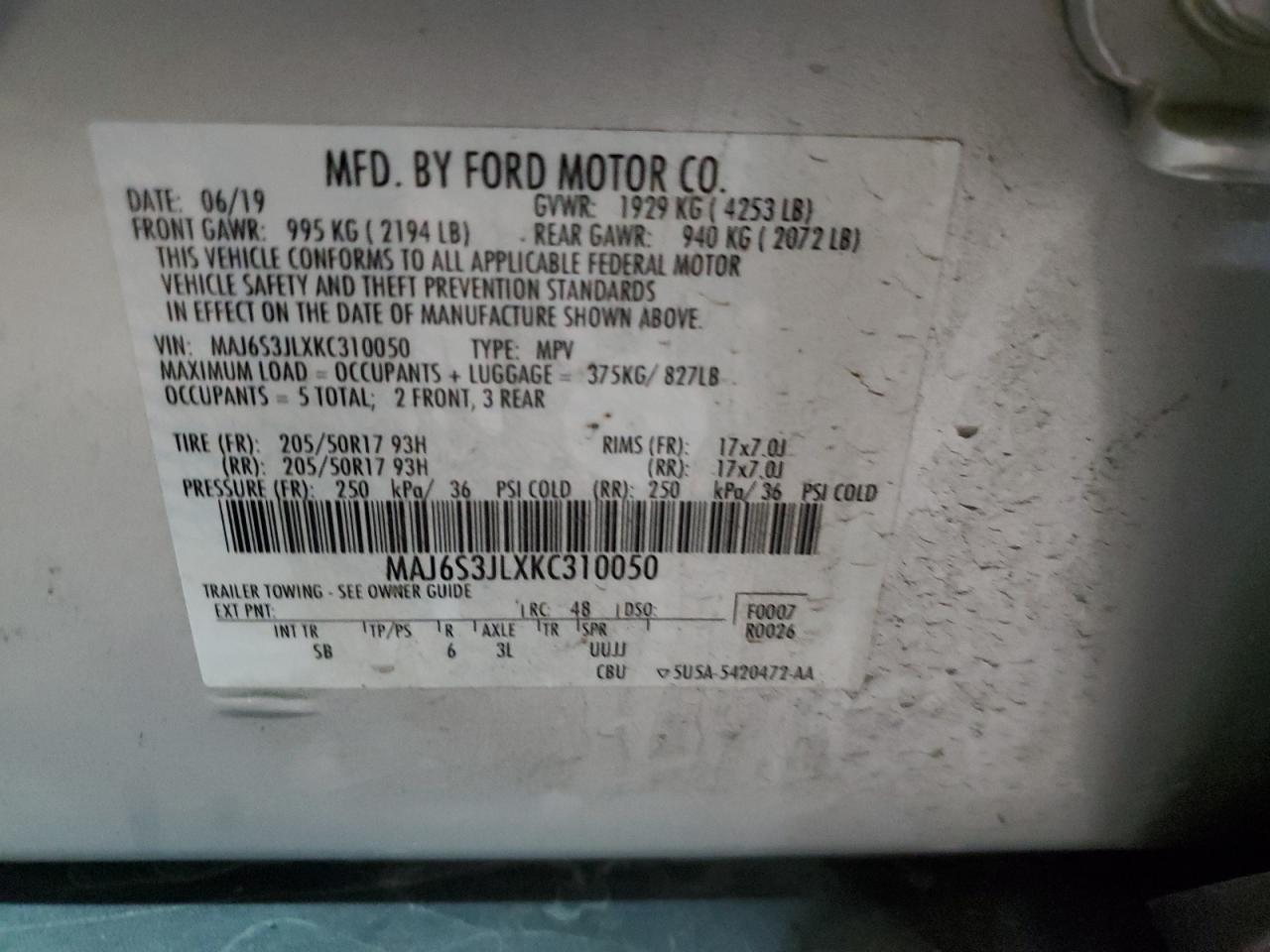 2019 Ford EcoSport - Image 13