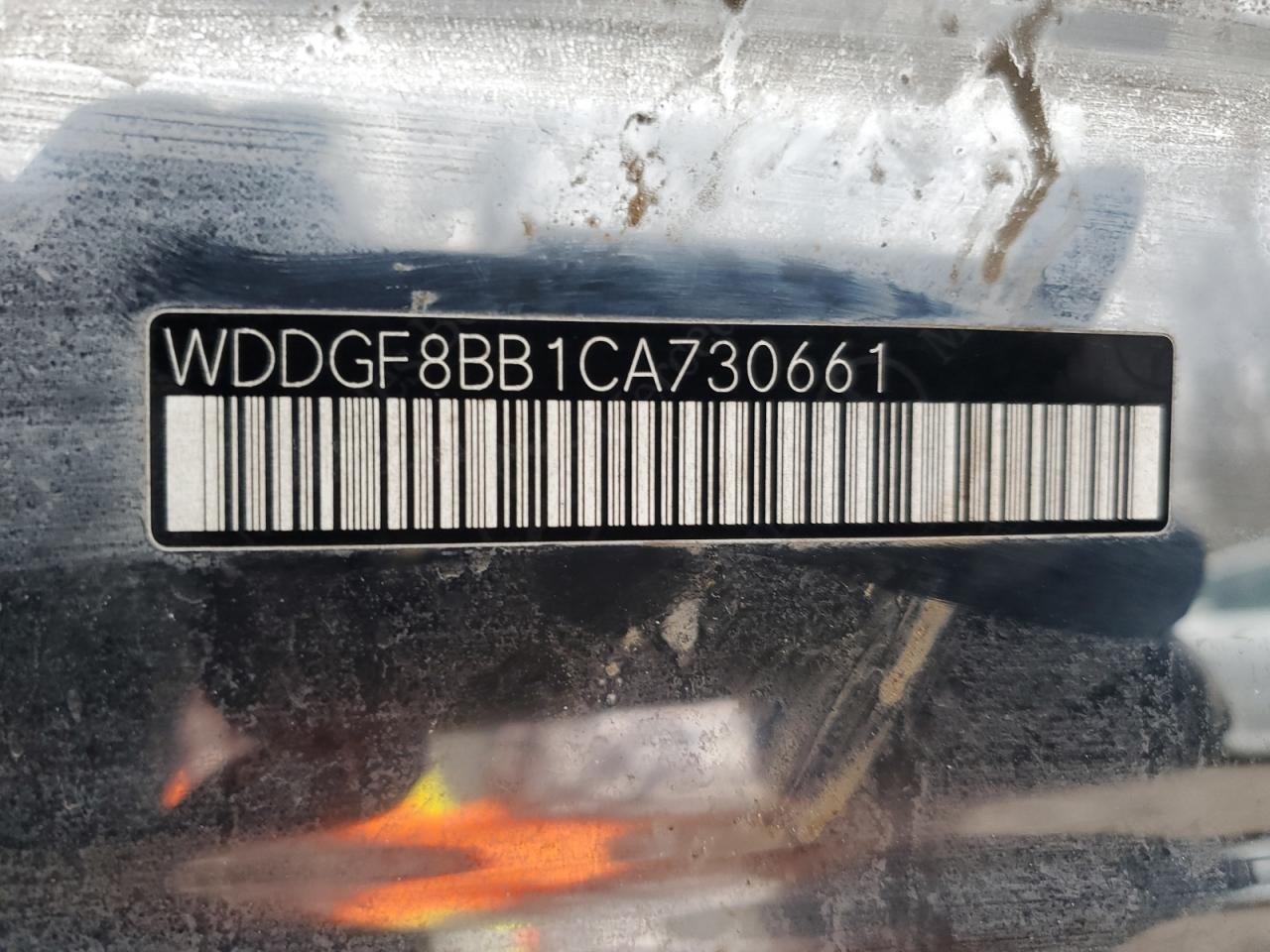 2012 Mercedes-Benz C 300 4Matic VIN: WDDGF8BB1CA730661 Lot: 84156284