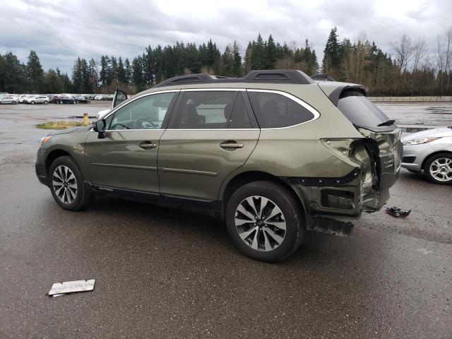  SUBARU OUTBACK 2016 Зелений