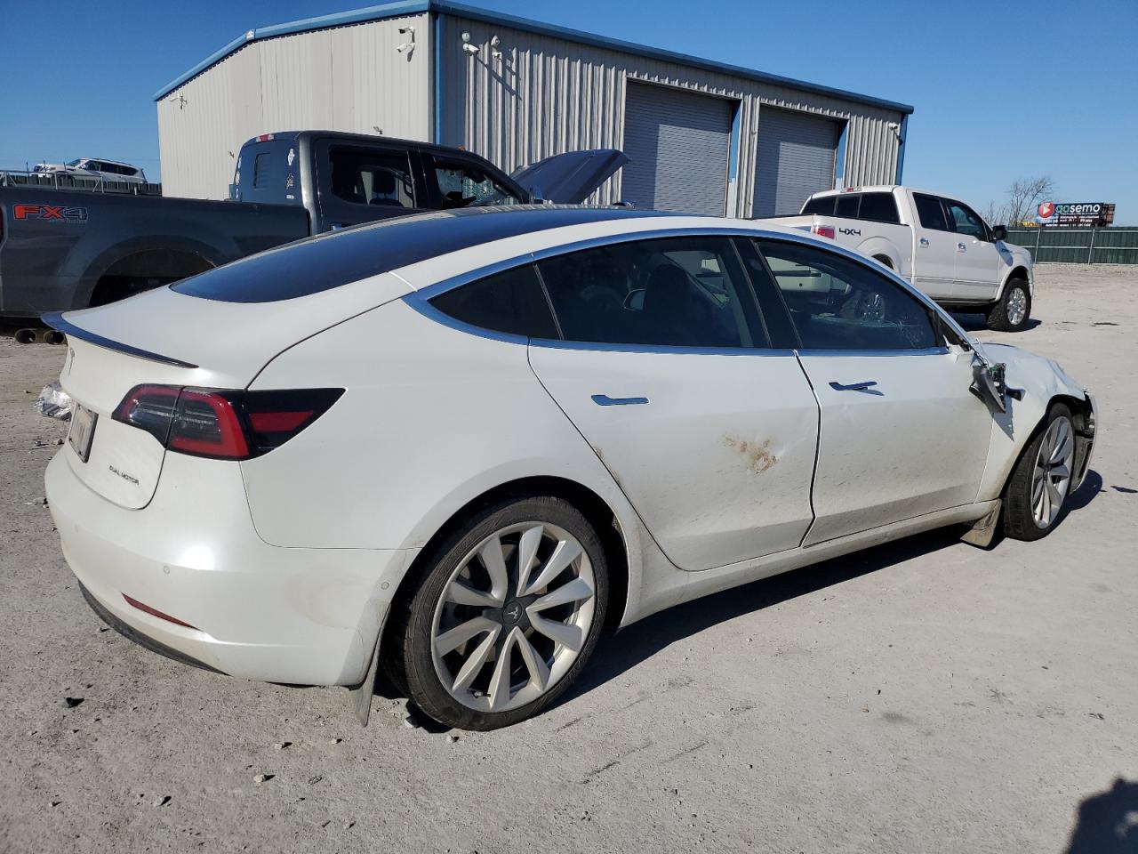 VIN 5YJ3E1EB7LF787601 2020 TESLA MODEL 3 no.3