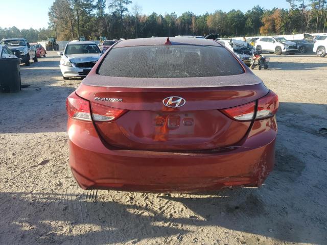 Sedans HYUNDAI ELANTRA 2012 Czerwony