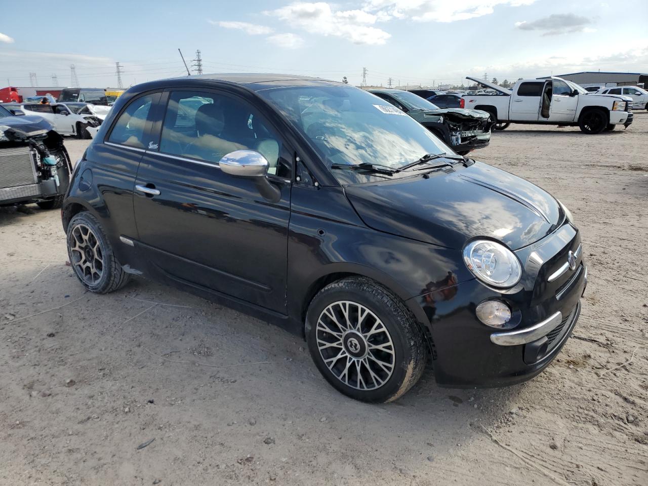 2012 Fiat 500 Lounge VIN: 3C3CFFCR7CT254017 Lot: 86271494