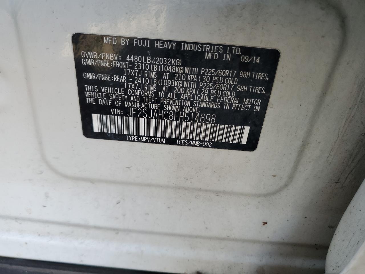 2015 Subaru Forester - Image 12