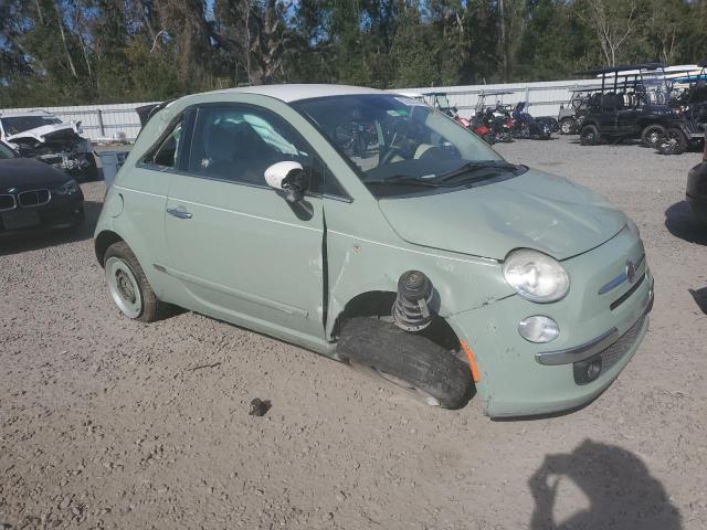  FIAT 500 2015 Зеленый