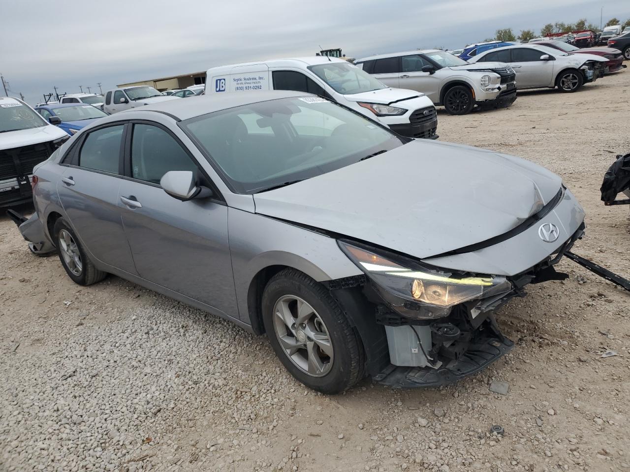 VIN 5NPLL4AG7MH047106 2021 HYUNDAI ELANTRA no.4