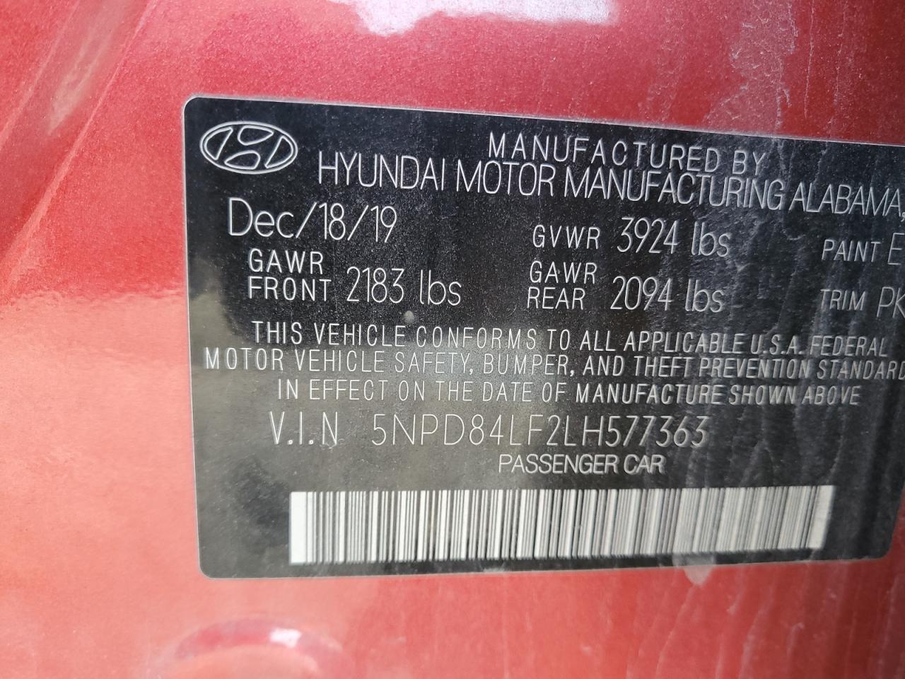 2020 Hyundai Elantra - Image 12