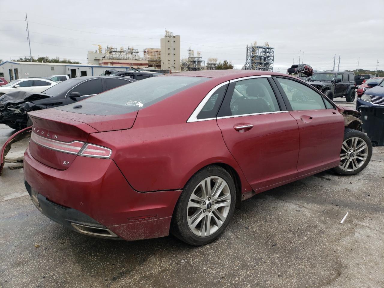 VIN 3LN6L2GK4ER820802 2014 LINCOLN MKZ no.3