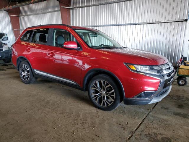  MITSUBISHI OUTLANDER 2016 Czerwony