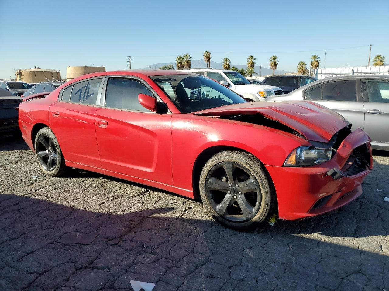 VIN 2C3CDXHG7EH165563 2014 DODGE CHARGER no.4